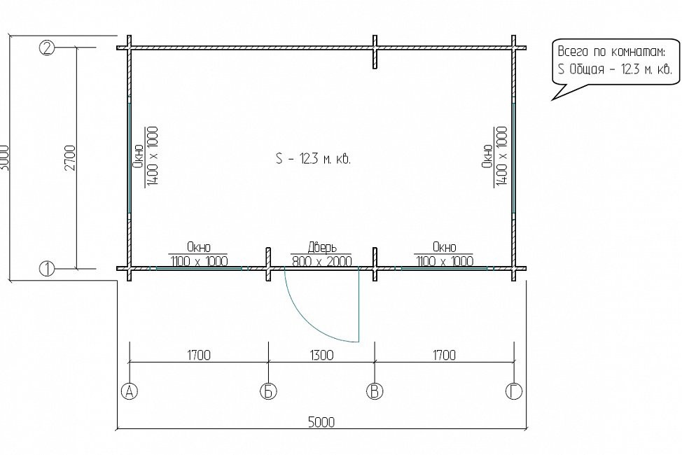 Беседка застекленная №2