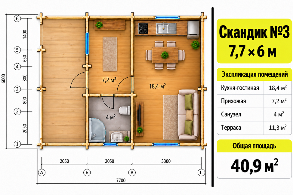 Скандик 3