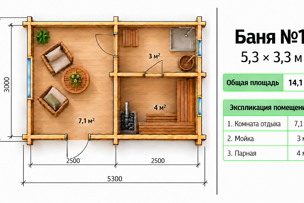 Баня №1